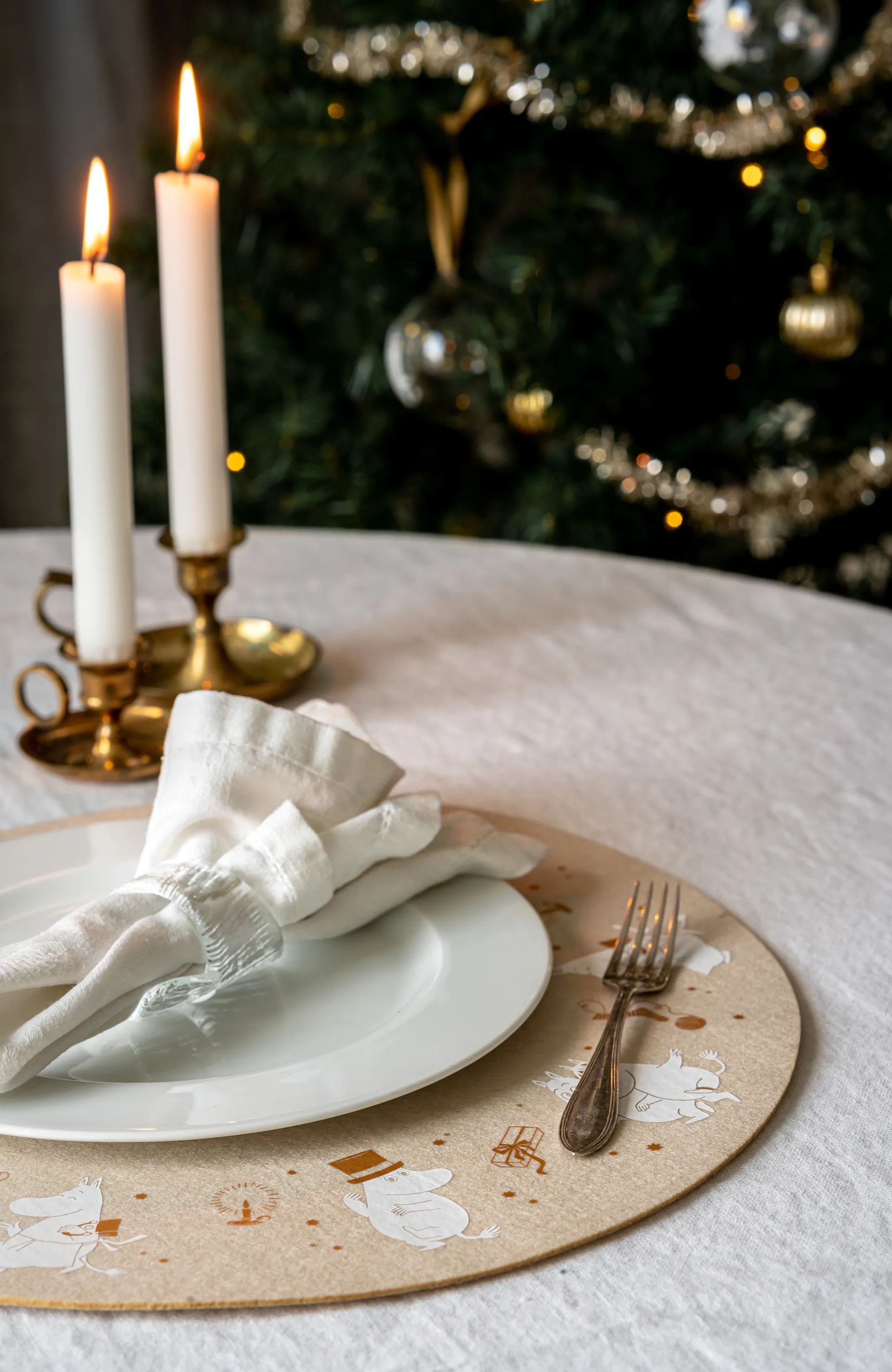 무민 테이블 매트 Ø38 cm, Sparkling stars Muurla | 뮬라