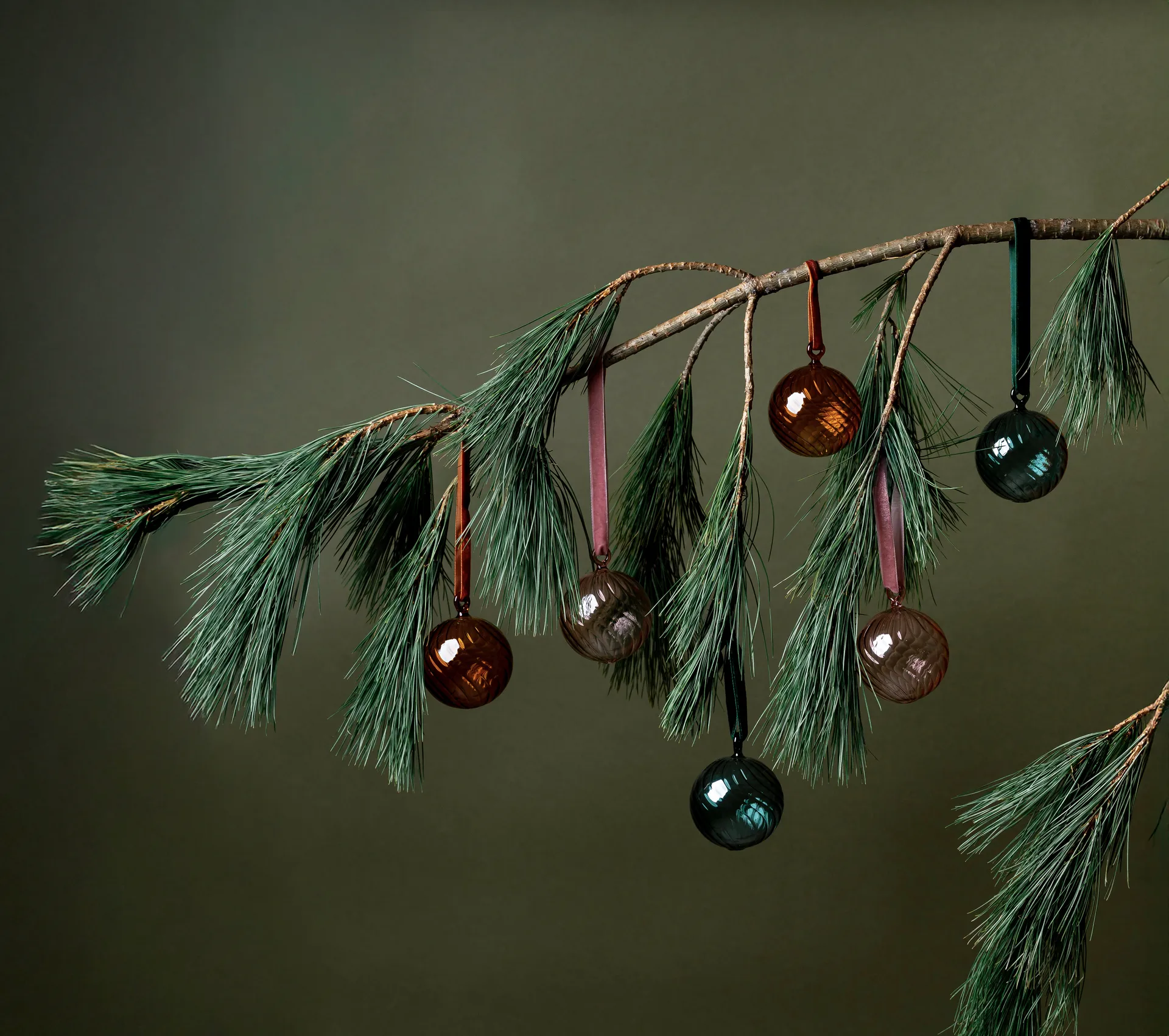 뮬라 크리스마스 바우블 Ø6 cm, Amber Muurla | 뮬라