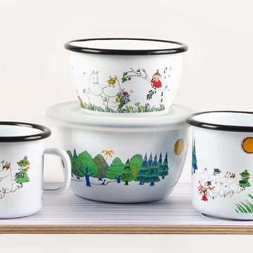 무민 컬러스 에나멜 보울 60 cl - Moomin valley - Muurla | 뮬라