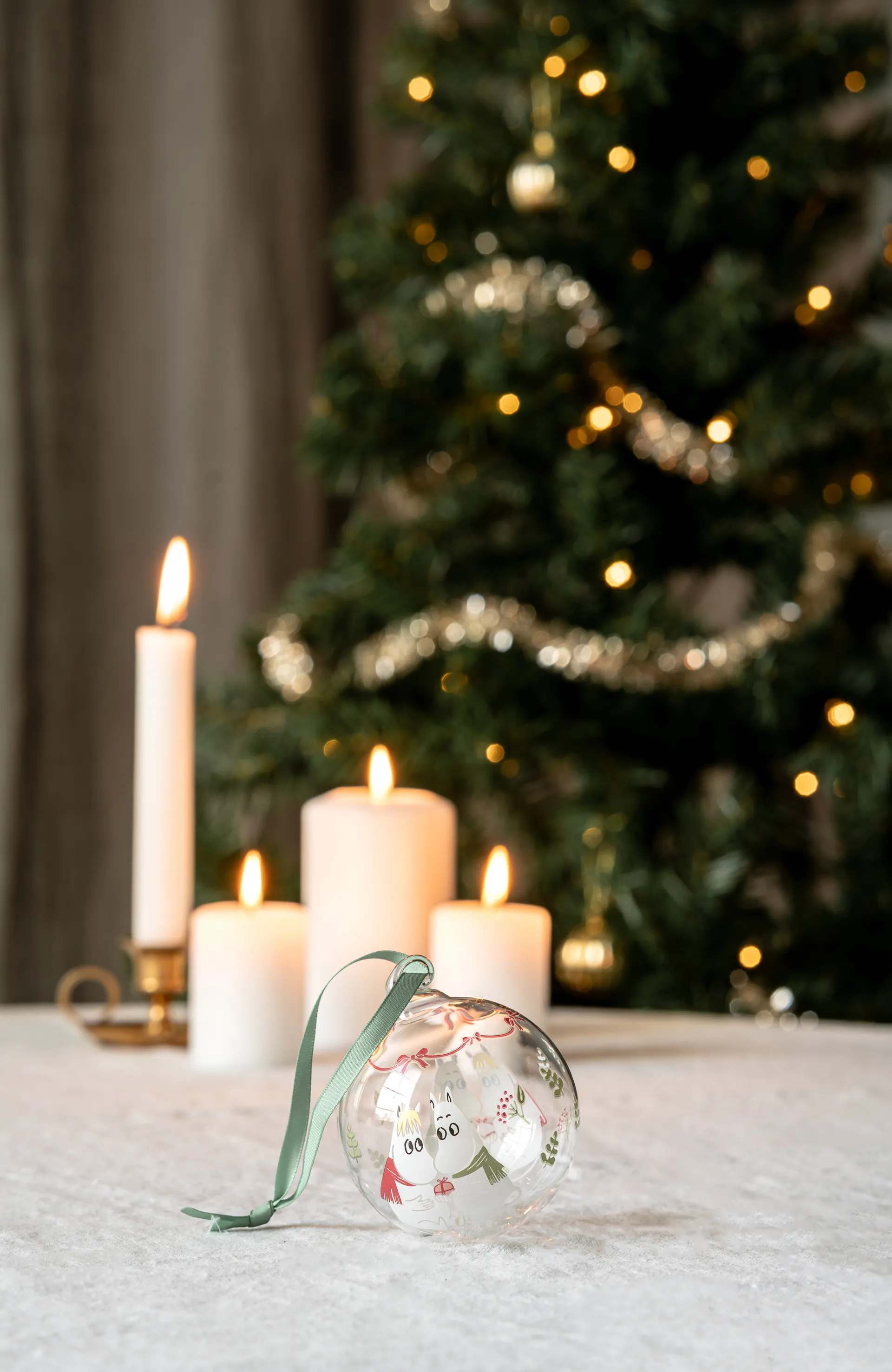 무민 크리스마스 바우블 Ø7 cm, My darling Muurla | 뮬라