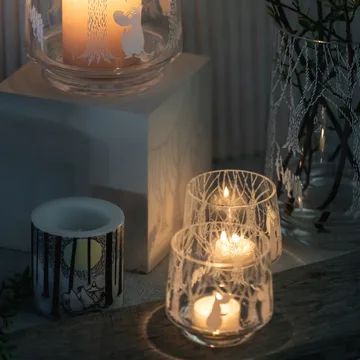 인더우즈 티라이트 홀더/보울 8 cm - clear-white - Muurla | 뮬라