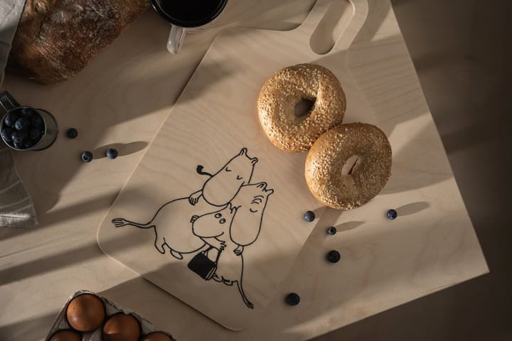 무민 80 커팅 보드 23x44cm, White Muurla | 뮬라