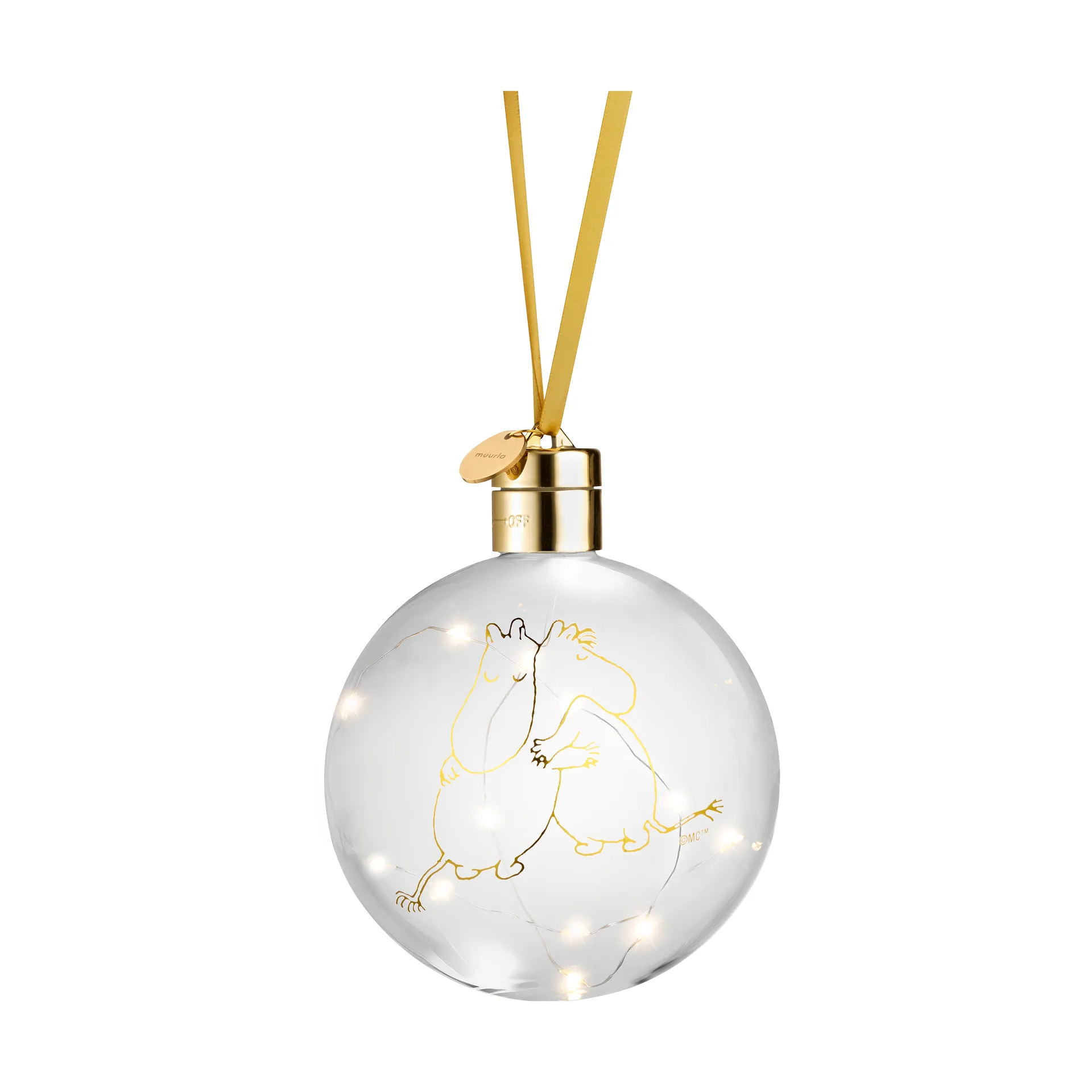 무민 80 크리스마스 볼 LED 조명 Ø11 cm, Clear Muurla | 뮬라