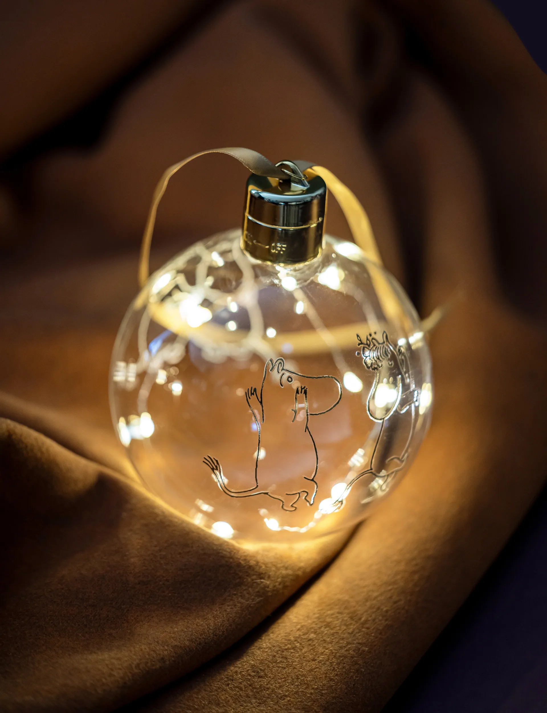 무민 80 크리스마스 볼 LED 조명 Ø11 cm, Clear Muurla | 뮬라