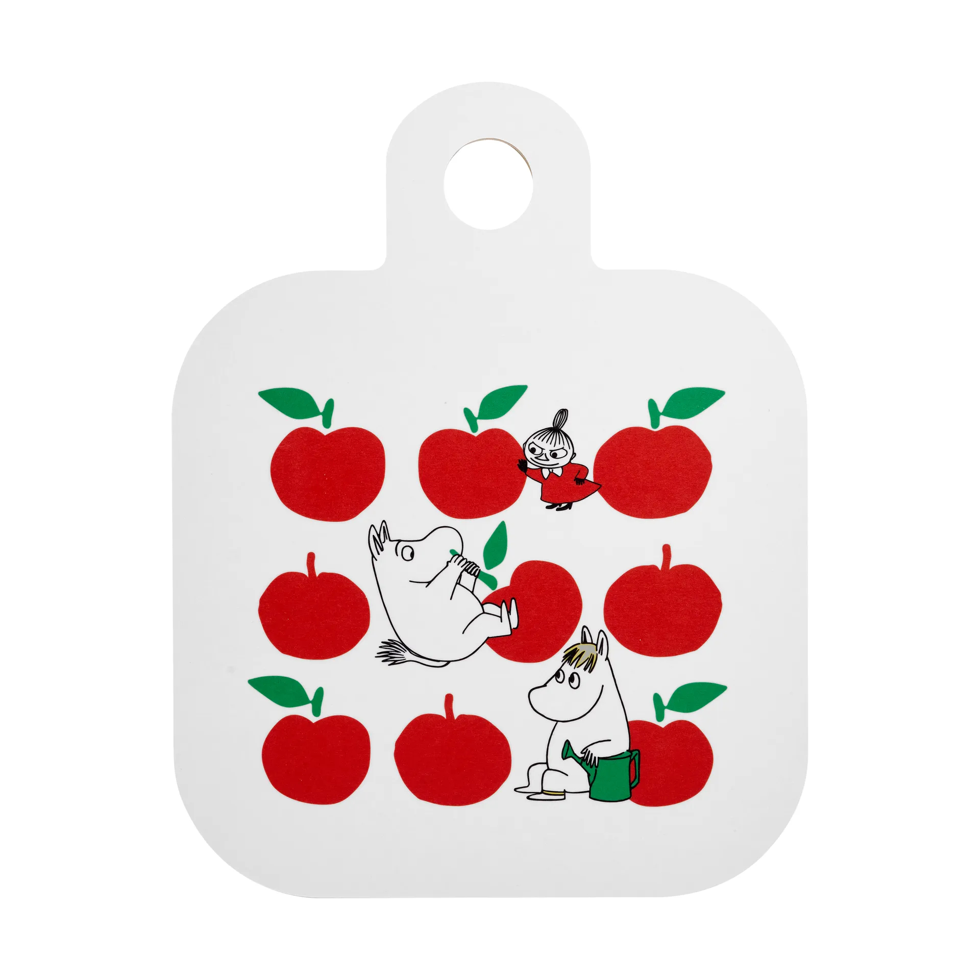 무민 Chop & Serve 커팅 보드 25x32 cm, Joyfull Apples Muurla | 뮬라