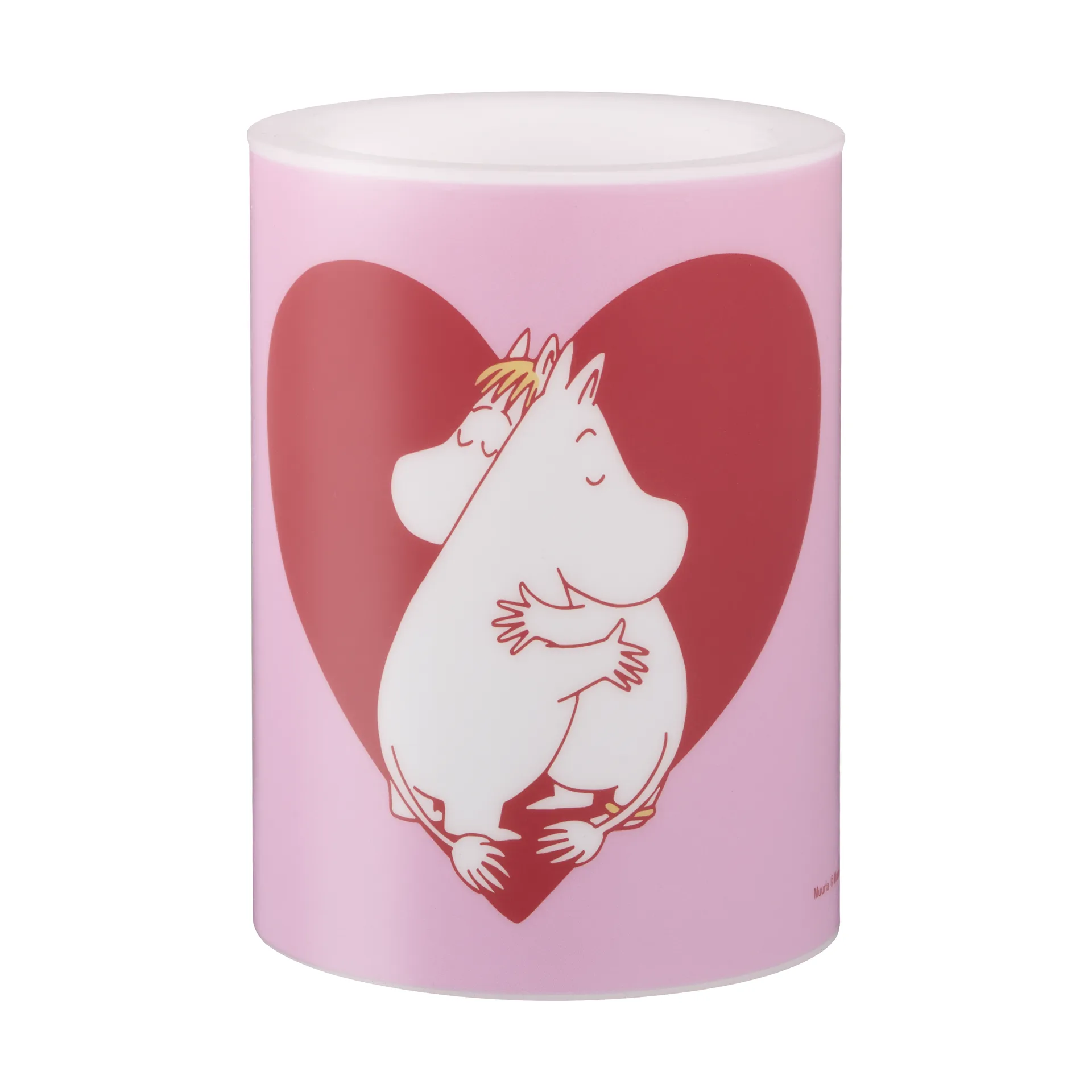 무민 블록 캔들 LED 10 cm, Heart Muurla | 뮬라