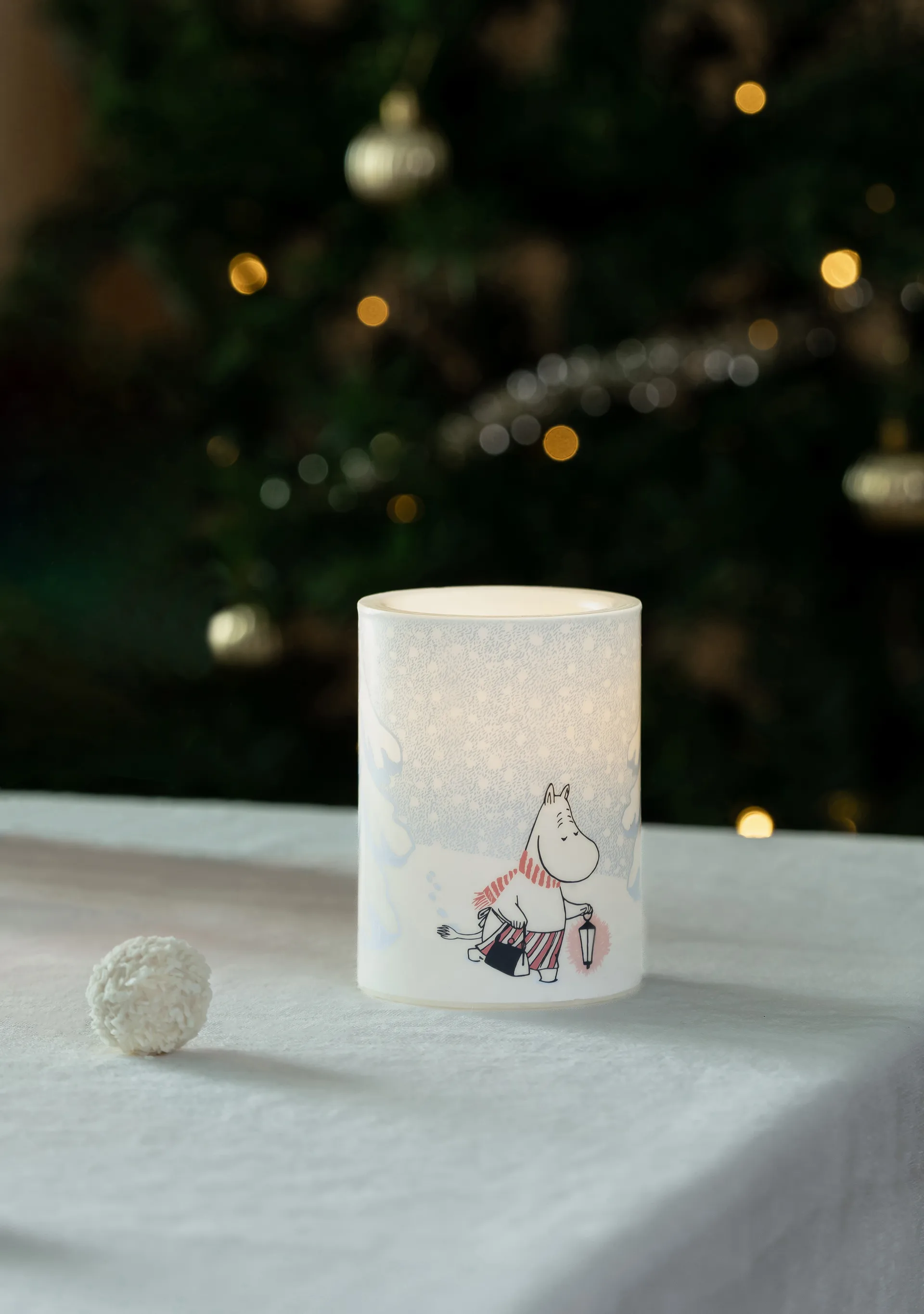 무민 블록 캔들 LED 10 cm, Let it snow Muurla | 뮬라