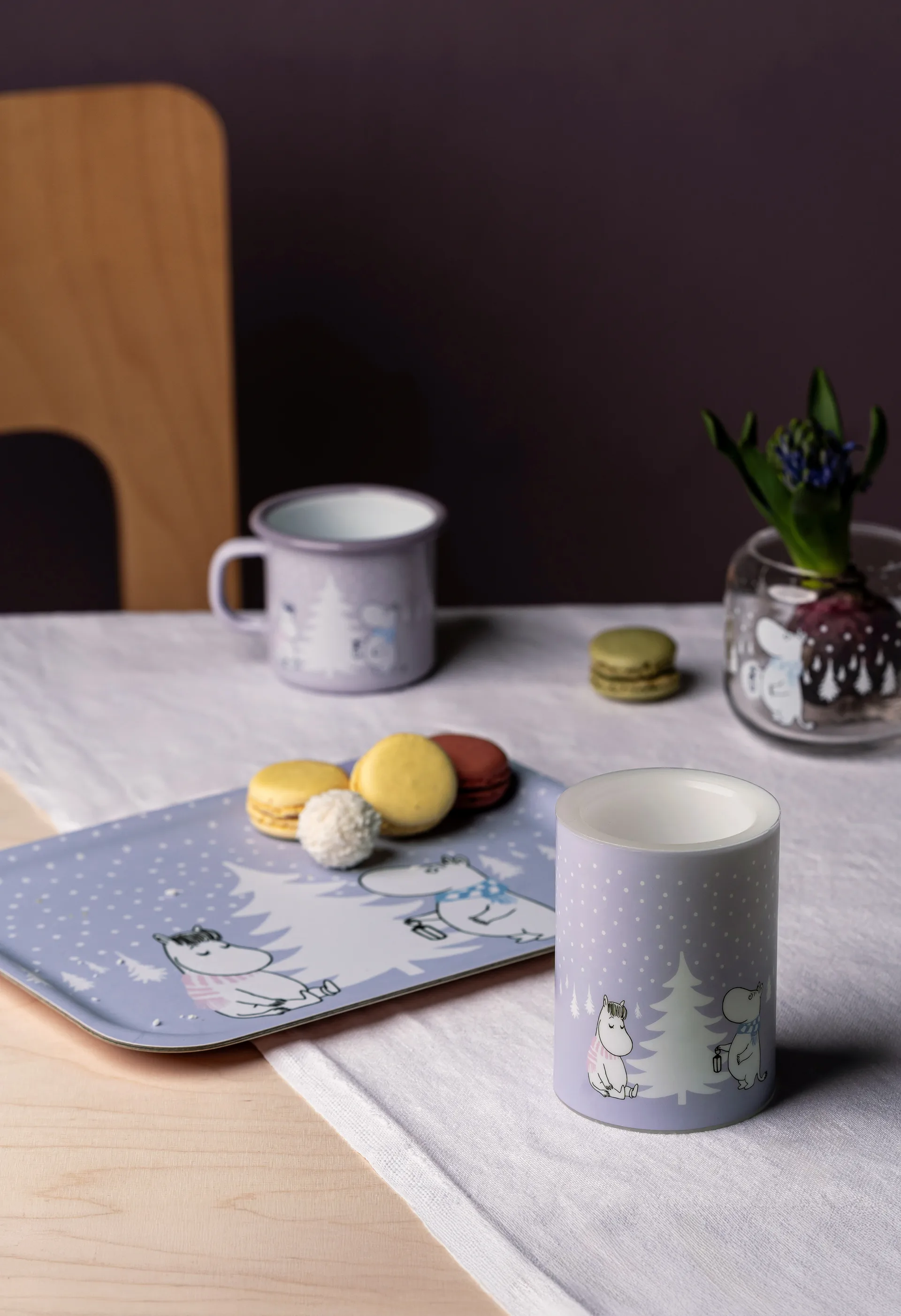 무민 블록 캔들 LED 10 cm, Snowfall Muurla | 뮬라