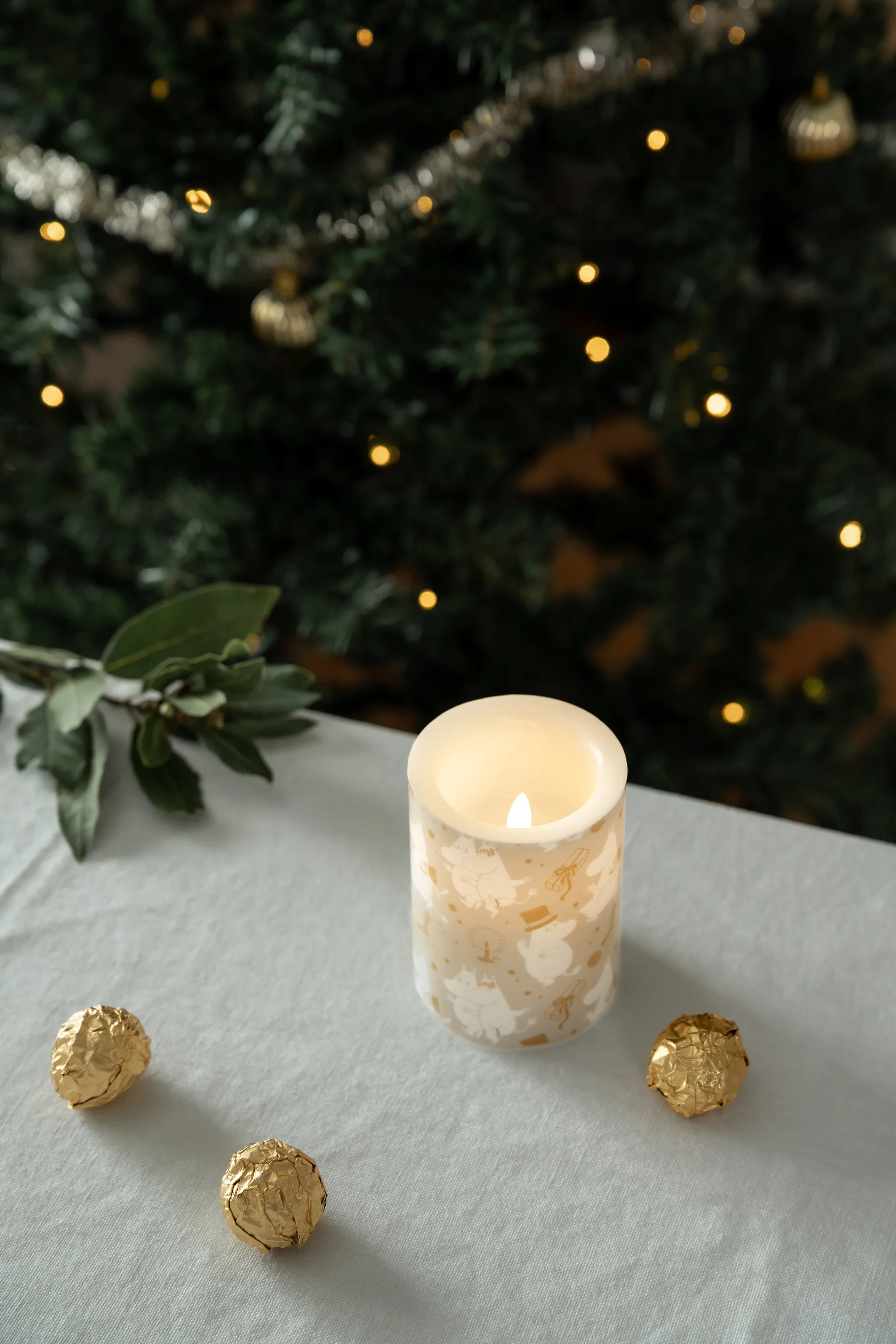 무민 블록 캔들 LED 10 cm, Sparkling stars Muurla | 뮬라