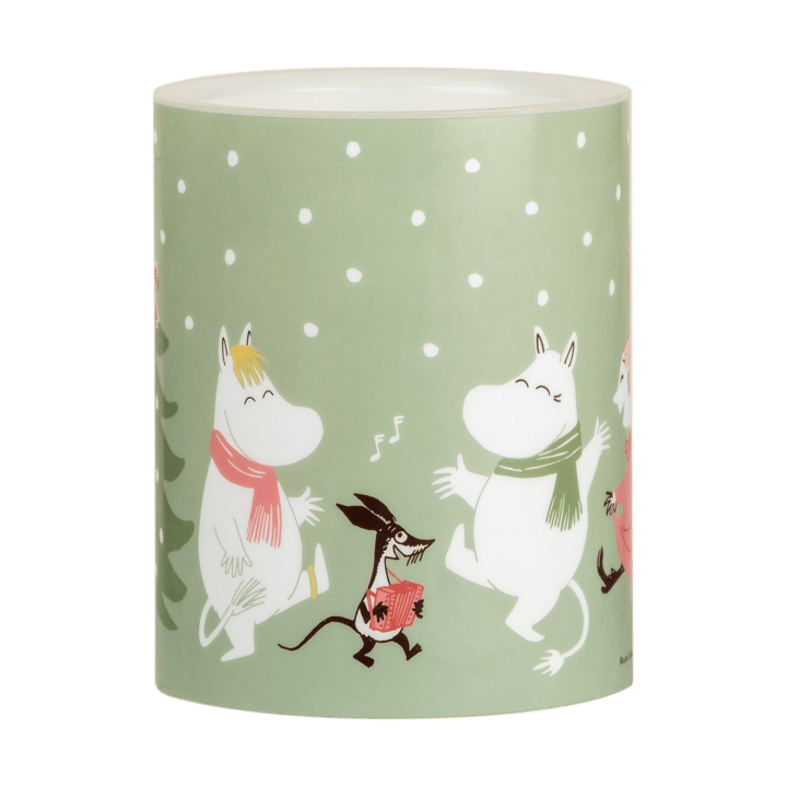 무민 블록 캔들 LED 12.5 cm - Festive spirits - Muurla | 뮬라