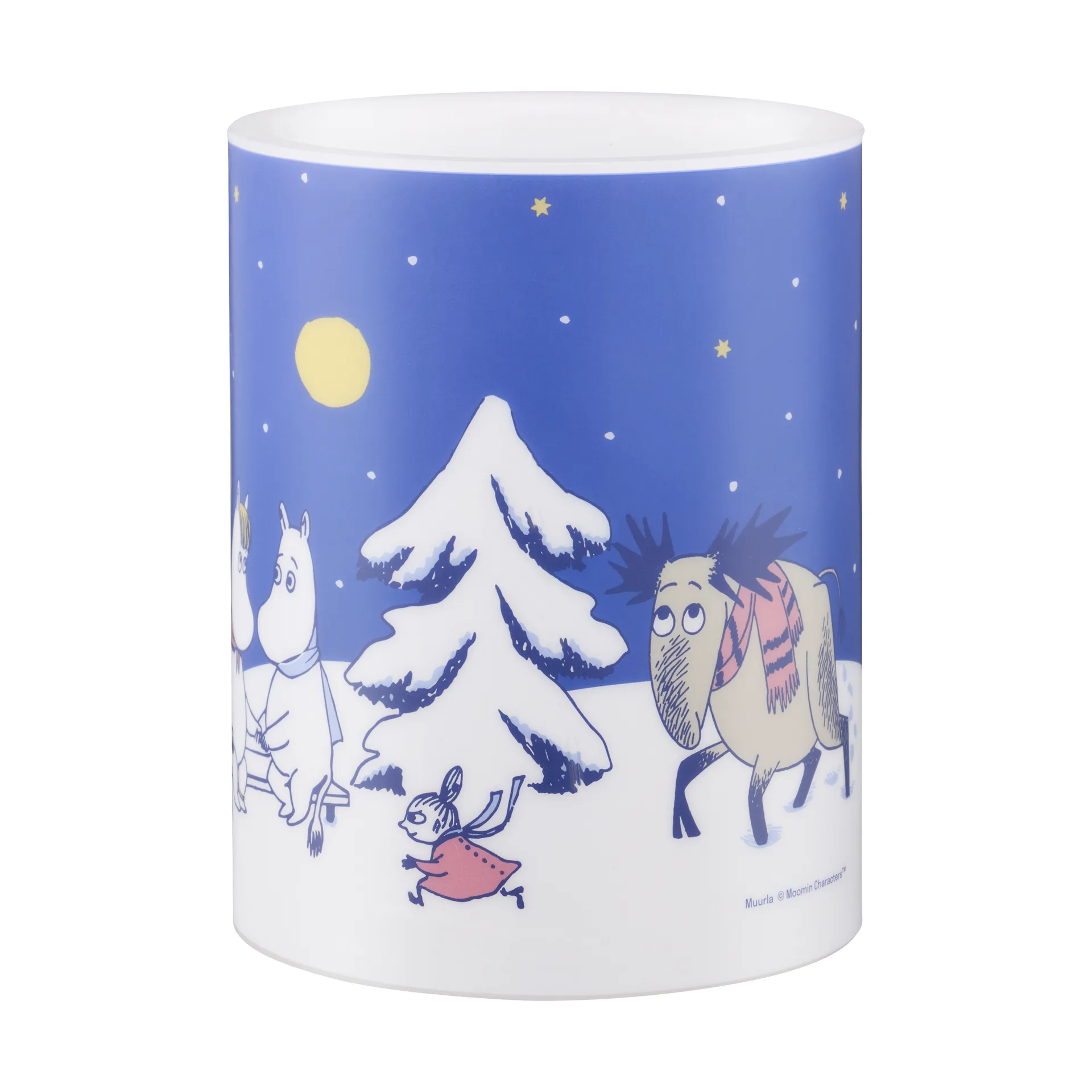 무민 블록 캔들 LED 12.5 cm, Starry night Muurla | 뮬라