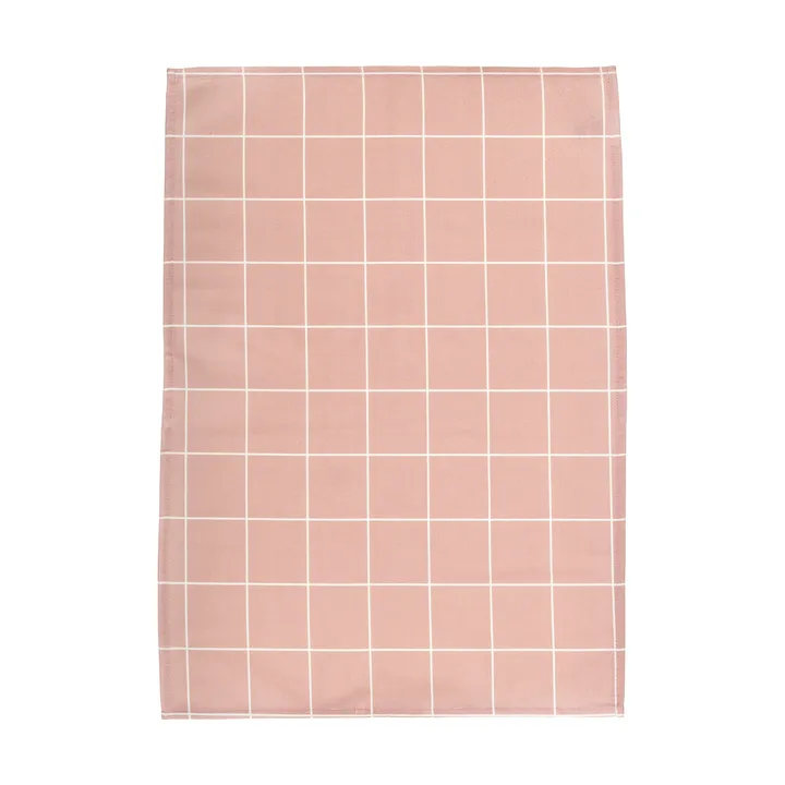 체크 & 스트라이프 키친 타월 - Pink, 50x65 cm - Muurla | 뮬라