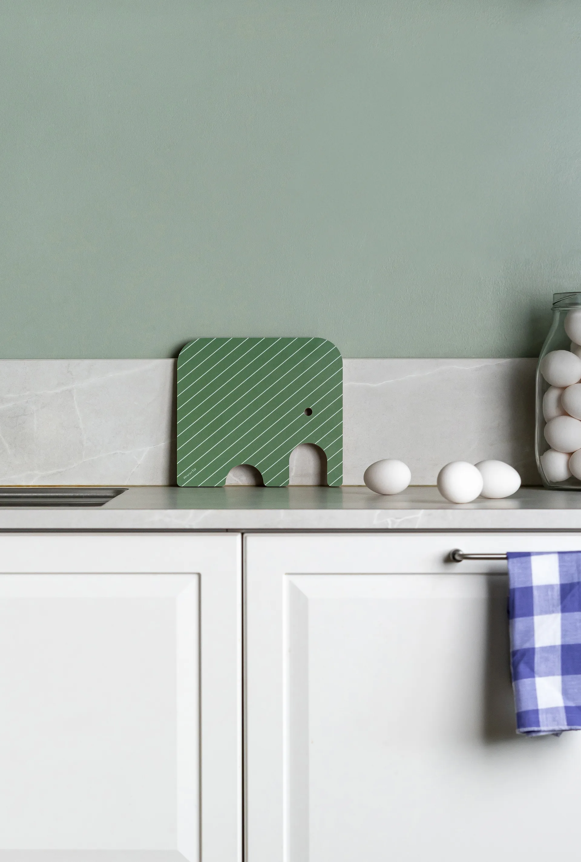 엘리펀트 찹 & 서브 커팅 보드 S, Green Muurla | 뮬라