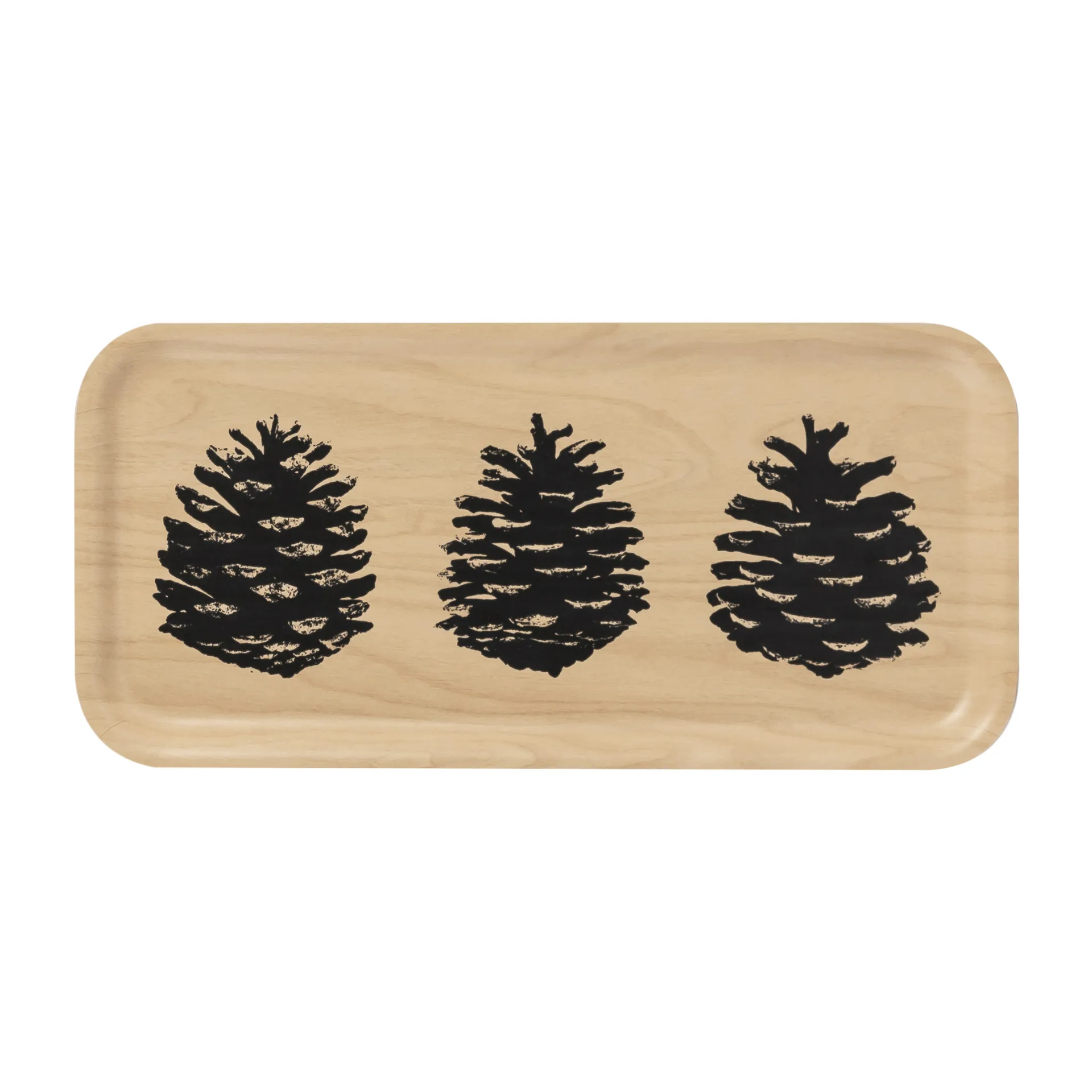 노르딕 The Pine Cone 트레이 13x27 cm, Nature-black Muurla | 뮬라
