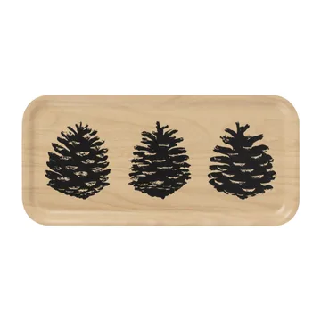 노르딕 The Pine Cone 트레이 13x27 cm - Nature-black - Muurla | 뮬라