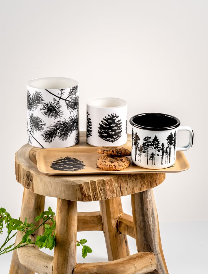 노르딕 The Pine Cone 트레이 13x27 cm, Nature-black Muurla | 뮬라