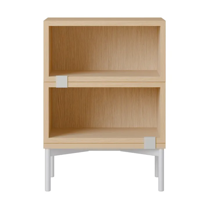 스택드 선반 시스템 베드사이드 테이블 구성 1 - Oak - Muuto | 무토