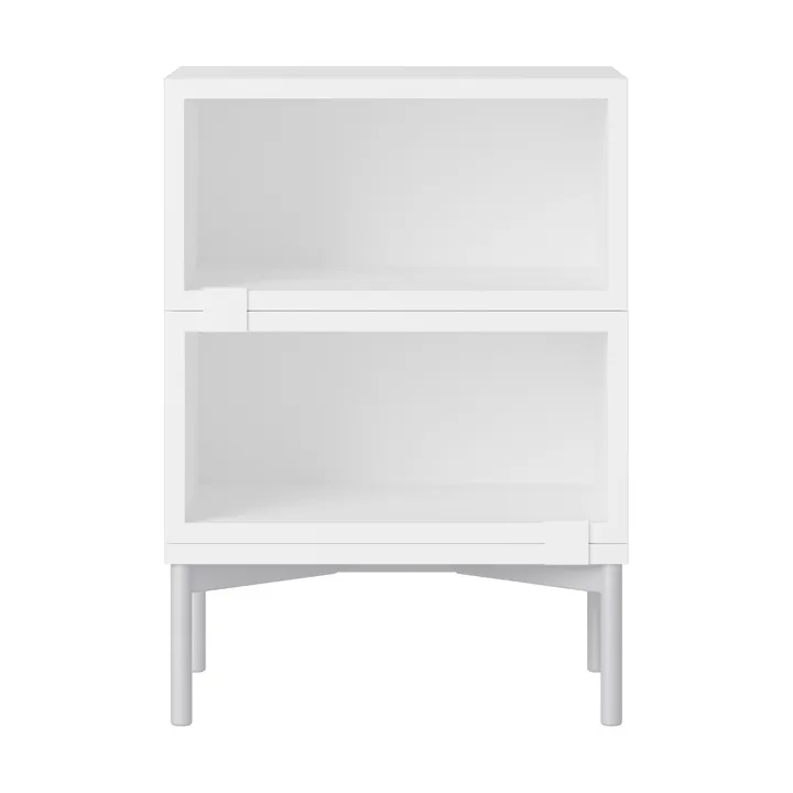 스택드 선반 시스템 베드사이드 테이블 구성 1 - White - Muuto | 무토