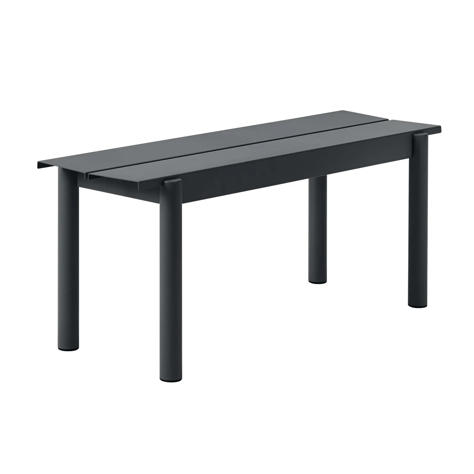 리니어 스틸 벤치 110 cm, Black Muuto | 무토