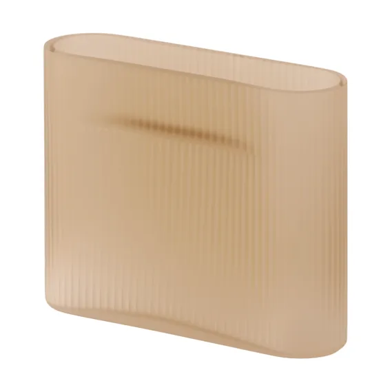 리지 화병 프로스트 글라스 16.5 cm - Light orange - Muuto | 무토