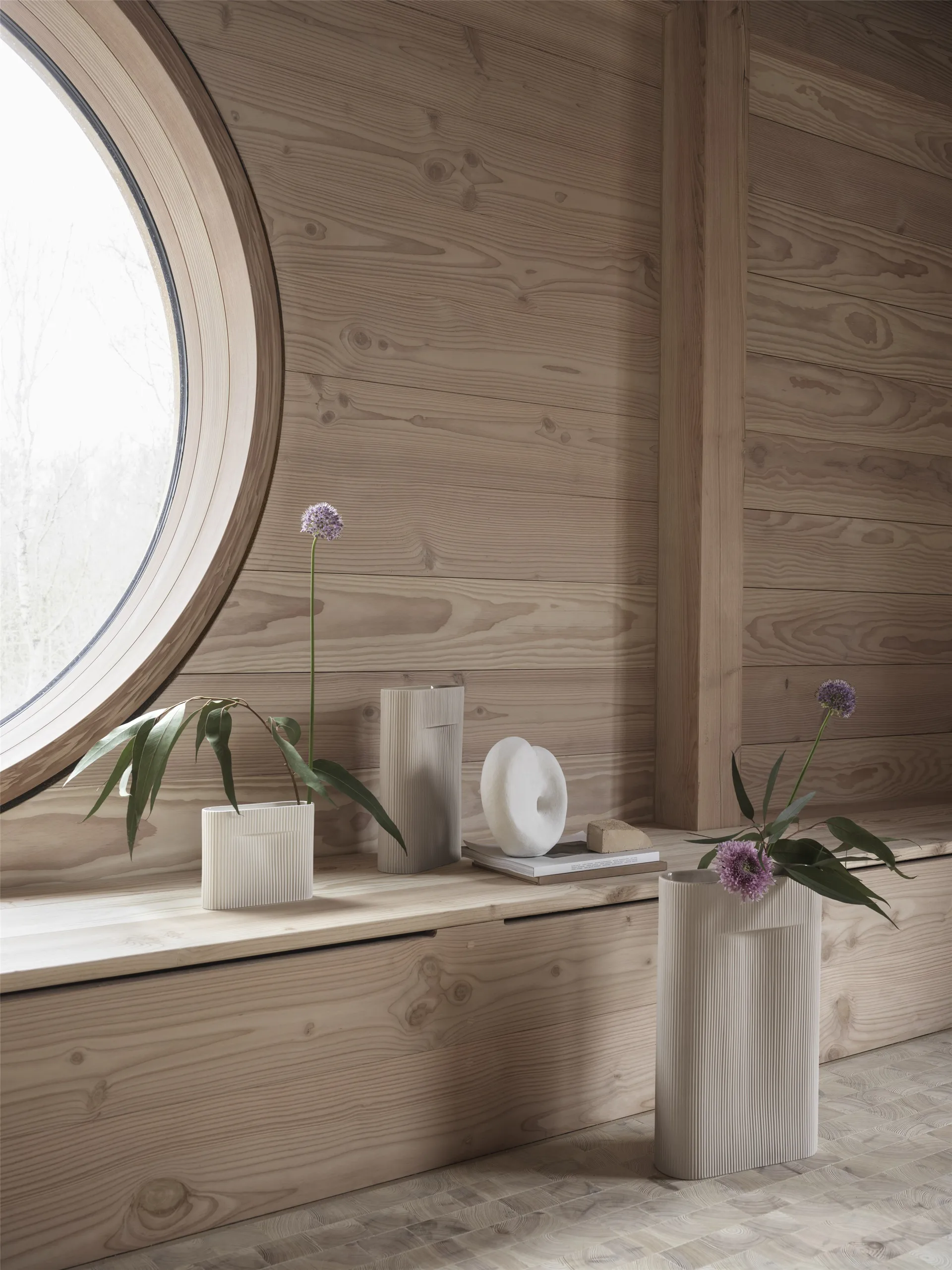 릿지 화병 16.5 cm, Off white Muuto | 무토