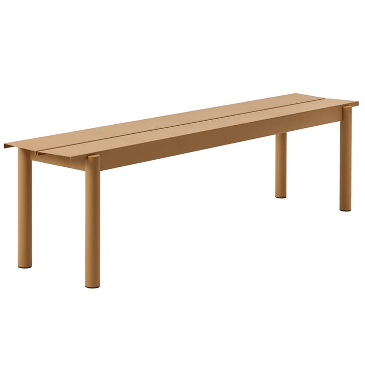 리니어 스틸 벤치 170 cm - Burnt orange - Muuto | 무토