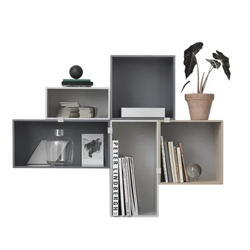 미니 스택드 2.0 선반 시스템, 라지 - grey - Muuto | 무토