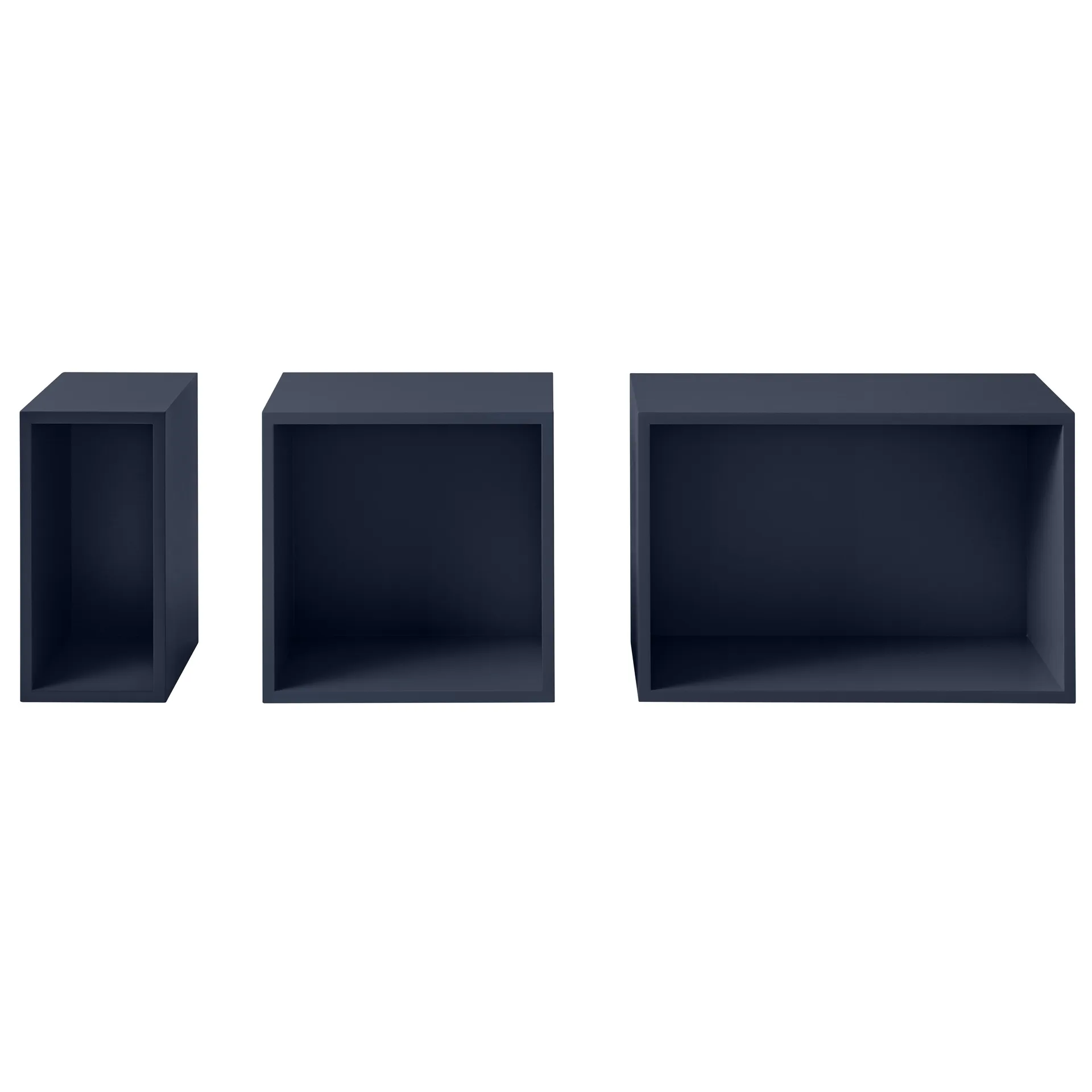 스택드 2.0 선반 시스템 (벽 있음), 미듐, midnight blue Muuto | 무토