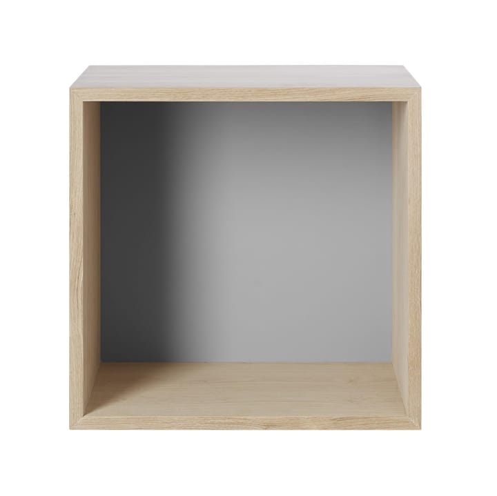 스택드 2.0 선반 시스템 (벽 있음), 미듐 - oak, grey - Muuto | 무토