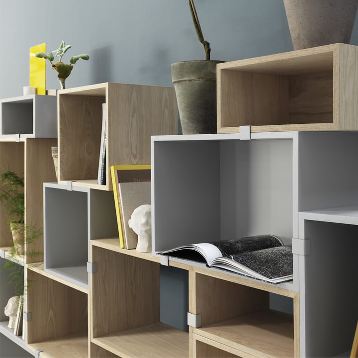 스택드 2.0 선반 시스템 (벽 있음), 미듐, oak Muuto | 무토