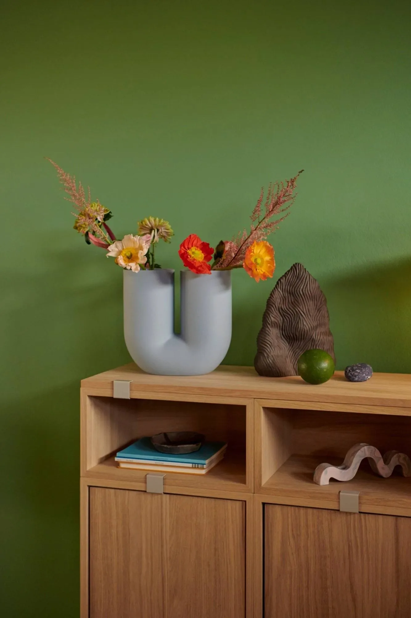 스택드 2.0 선반 시스템 (벽 있음), 라지, oak Muuto | 무토