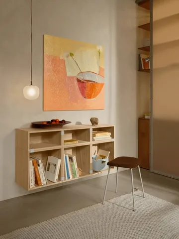 스택드 2.0 선반 시스템 (벽 있음), 라지 - oak - Muuto | 무토