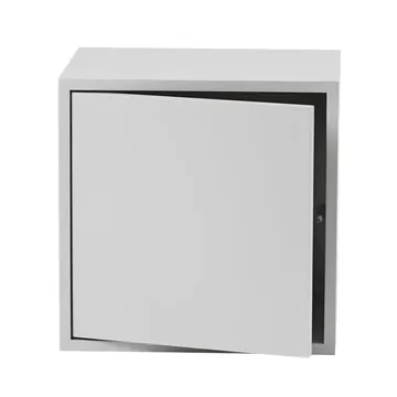 스택드 2.0 선반 시스템 with door, medium - light grey - Muuto | 무토