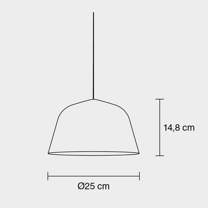 앰빗 펜던트 조명 Ø25 cm, grey Muuto | 무토