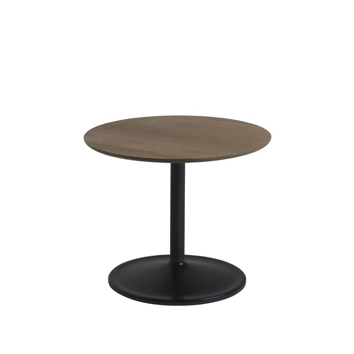 소프트 사이드 테이블 Ø48cm - Smoked oak-Black H: 40 cm - Muuto | 무토