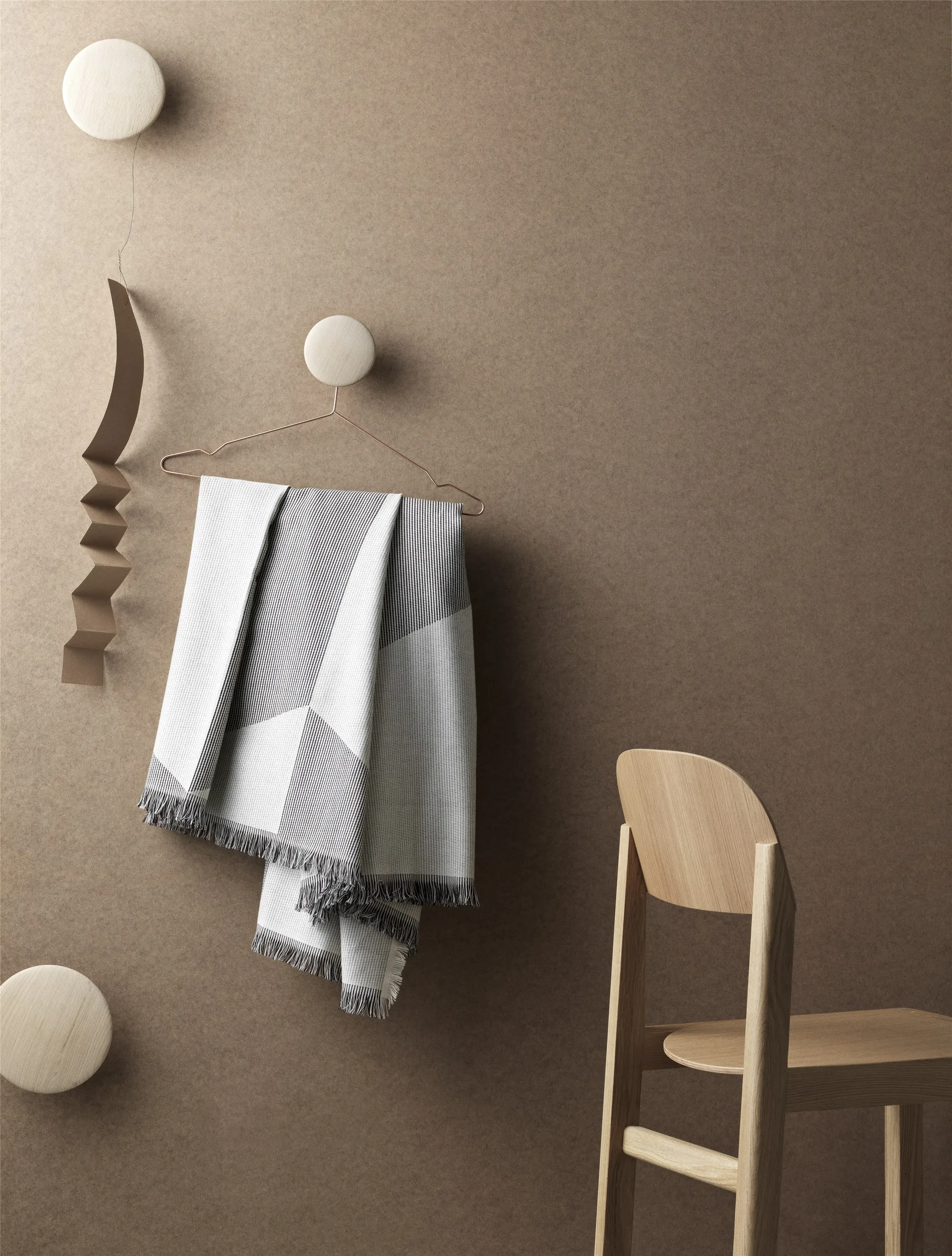 더 닷츠 후크 5개 세트, oak Muuto | 무토