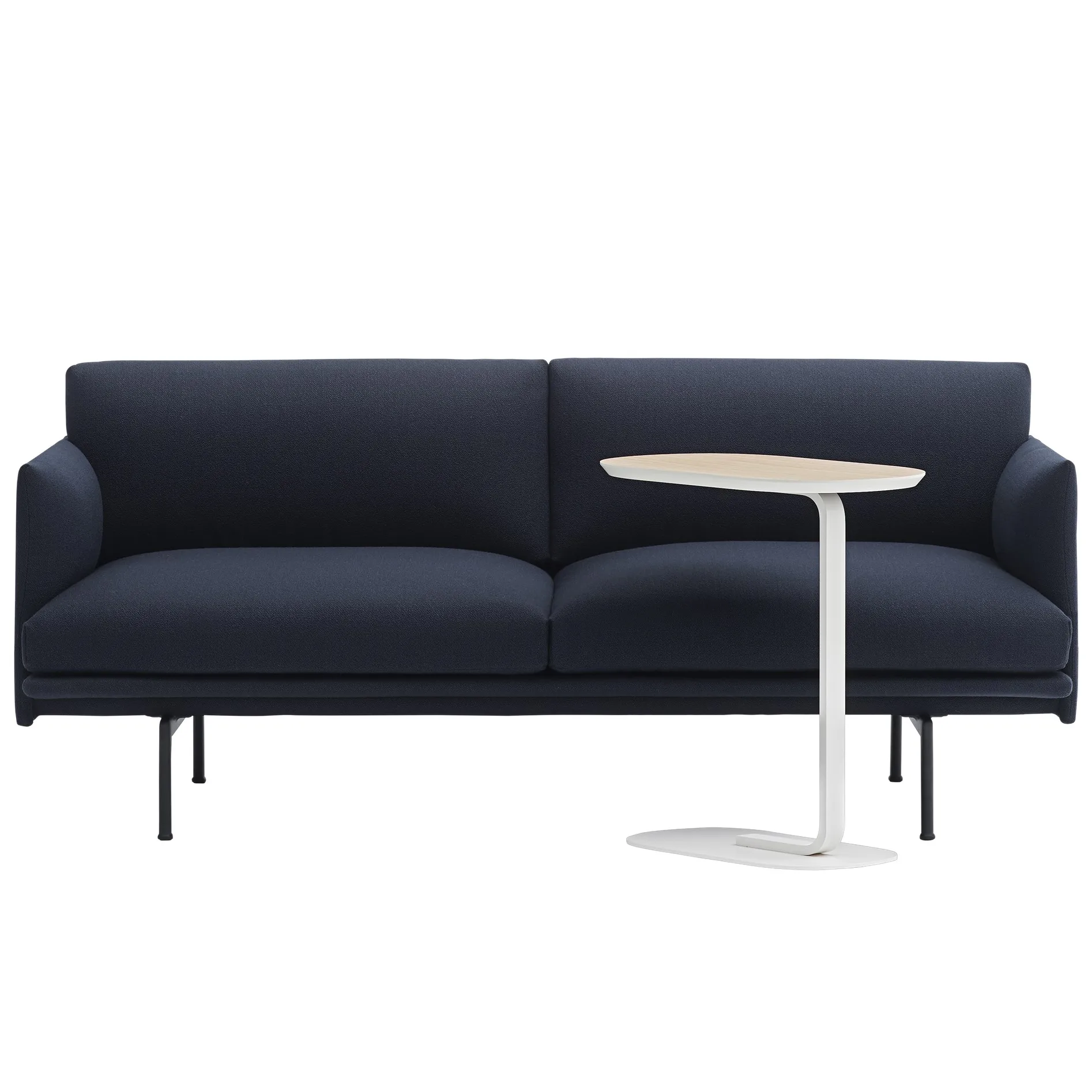 릴레이트 사이드테이블 60,5 cm, oak white Muuto | 무토