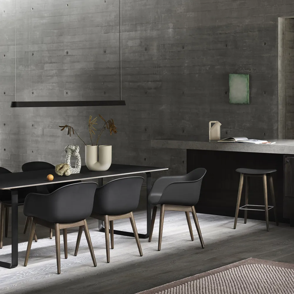 리니어 펜던트 조명, Black, 87.2 cm Muuto | 무토