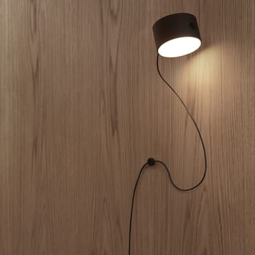 포스트 마그네틱 코드 브라켓 (벽 조명용) - black - Muuto | 무토