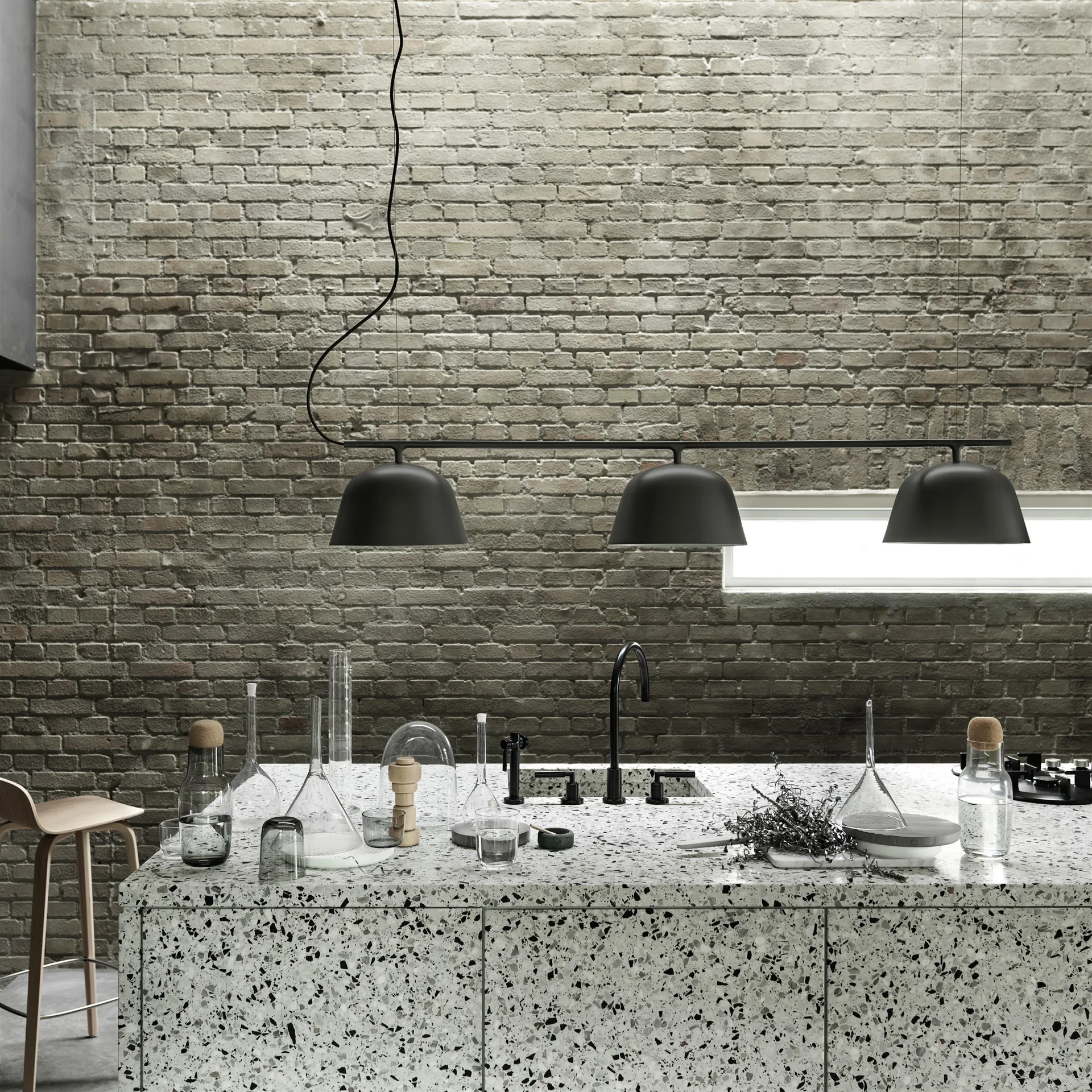 앰빗 레일 펜던트 조명, black Muuto | 무토