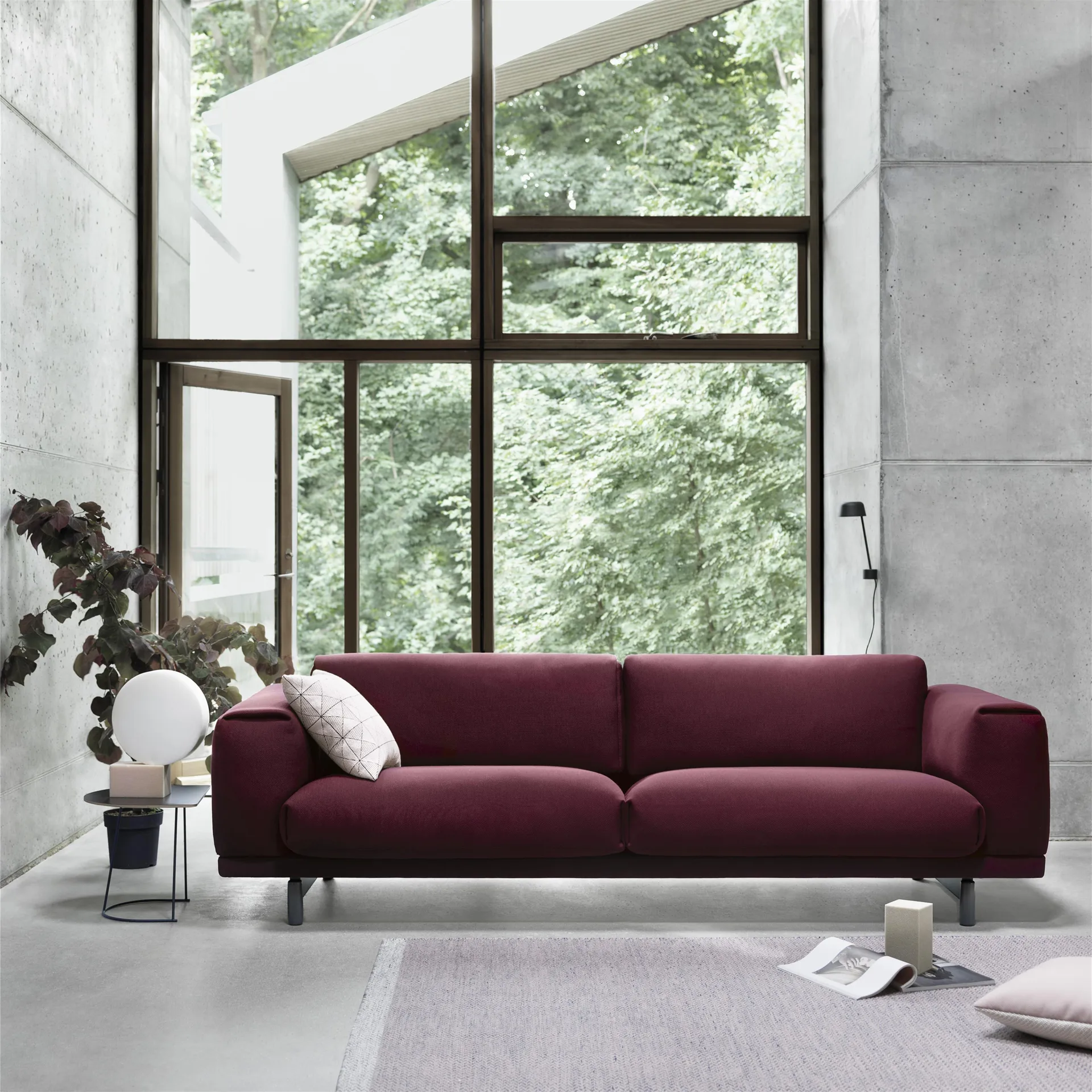 에어리 소파 테이블 하프, Black Muuto | 무토