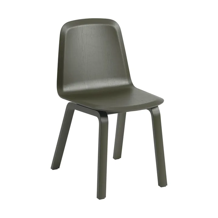 Brink Chair Wood Base 체어 - Dark olive - Muuto | 무토