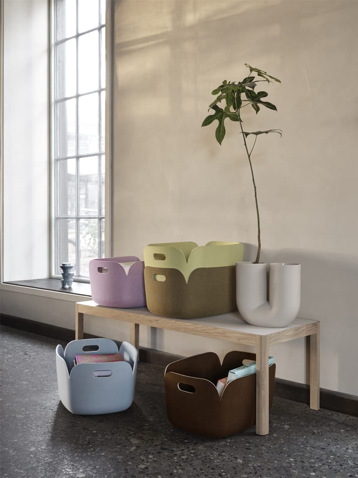 리스토어 수납 바스켓, Brown Green Muuto | 무토