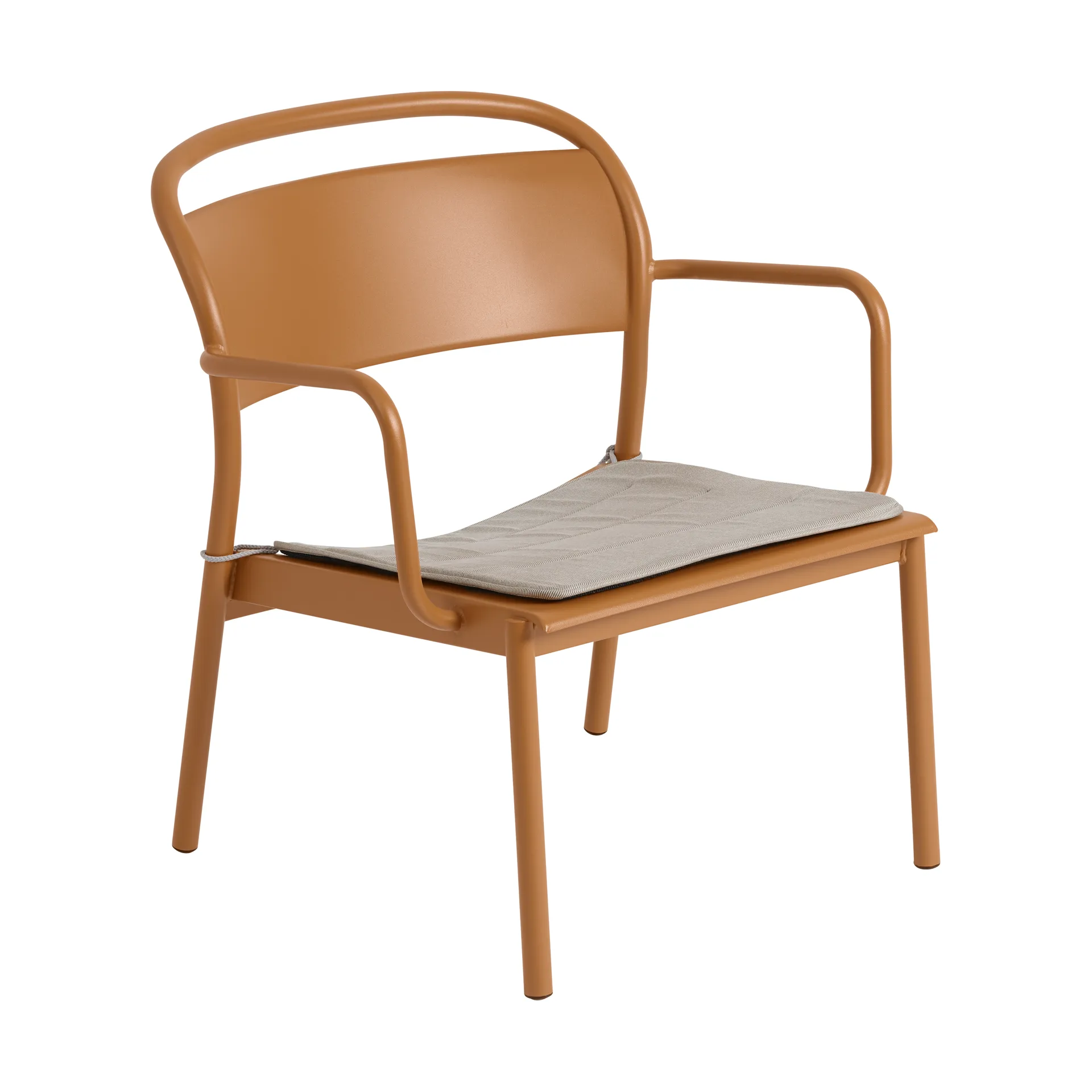 리니어 스틸 라운지 암체어, Burnt orange Muuto | 무토