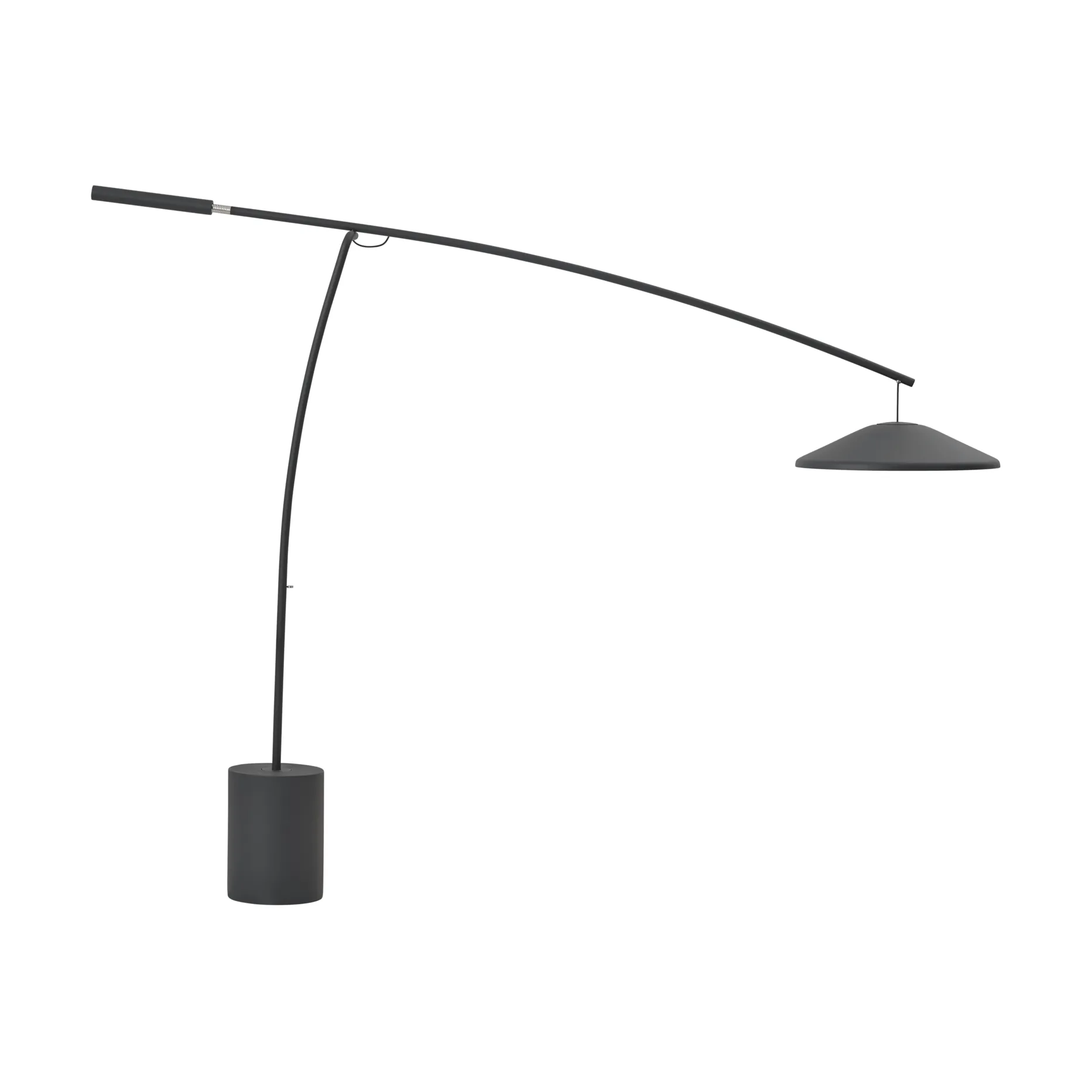 Contra 플로어 조명, Anthracite black-concrete, 188 cm Muuto | 무토