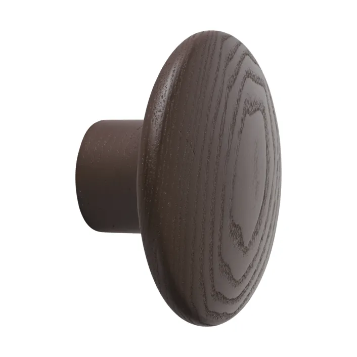 Dots Wood 옷걸이 고리 - Brown red, Ø6.5 cm - Muuto | 무토