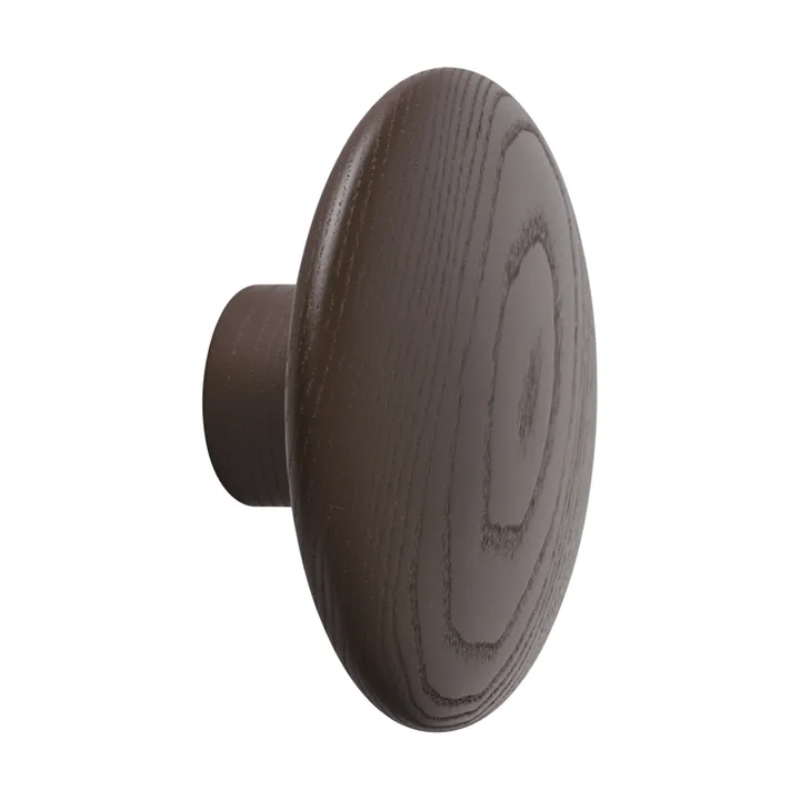 Dots Wood 옷걸이 고리 - Brown red, Ø9 cm - Muuto | 무토