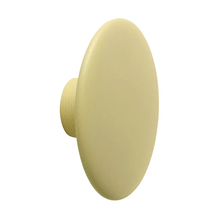Dots Wood 옷걸이 고리 - Yellow-beige, Ø13 cm - Muuto | 무토