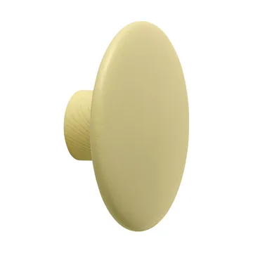 Dots Wood 옷걸이 고리 - Yellow-beige, Ø9 cm - Muuto | 무토