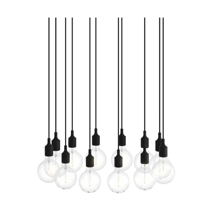 E27 Pendant Cluster 12 펜던트 조명 - Black - Muuto | 무토